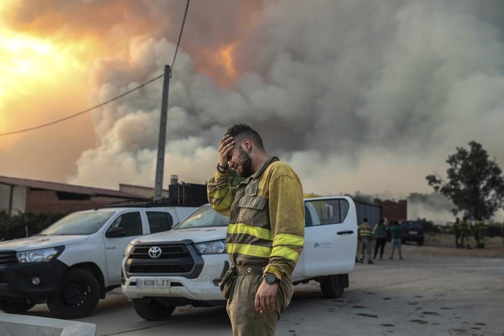 France, Spain fight spreading wildfires as Europe swelters