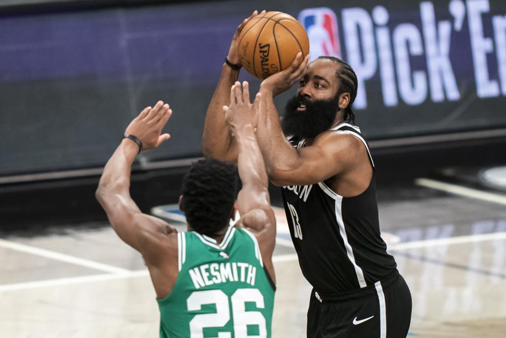 Nets recover from stars’ slow start, beat Celtics 104-93