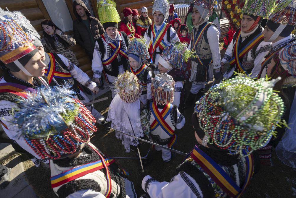 Ukrainians observe pagan-rooted new year festival