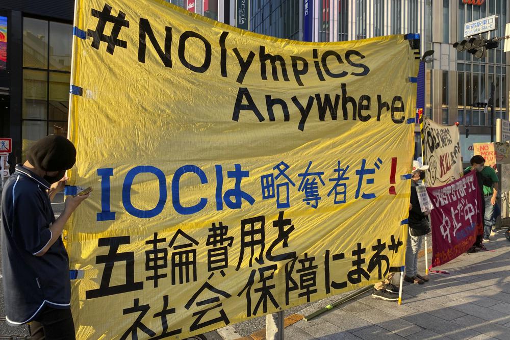 Small protests in Tokyo and Sapporo against Olympic bid