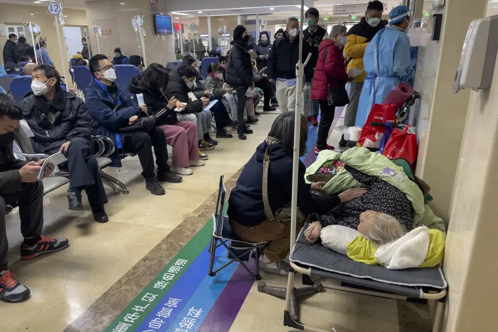 Beds run out at Beijing hospital as COVID cases increase