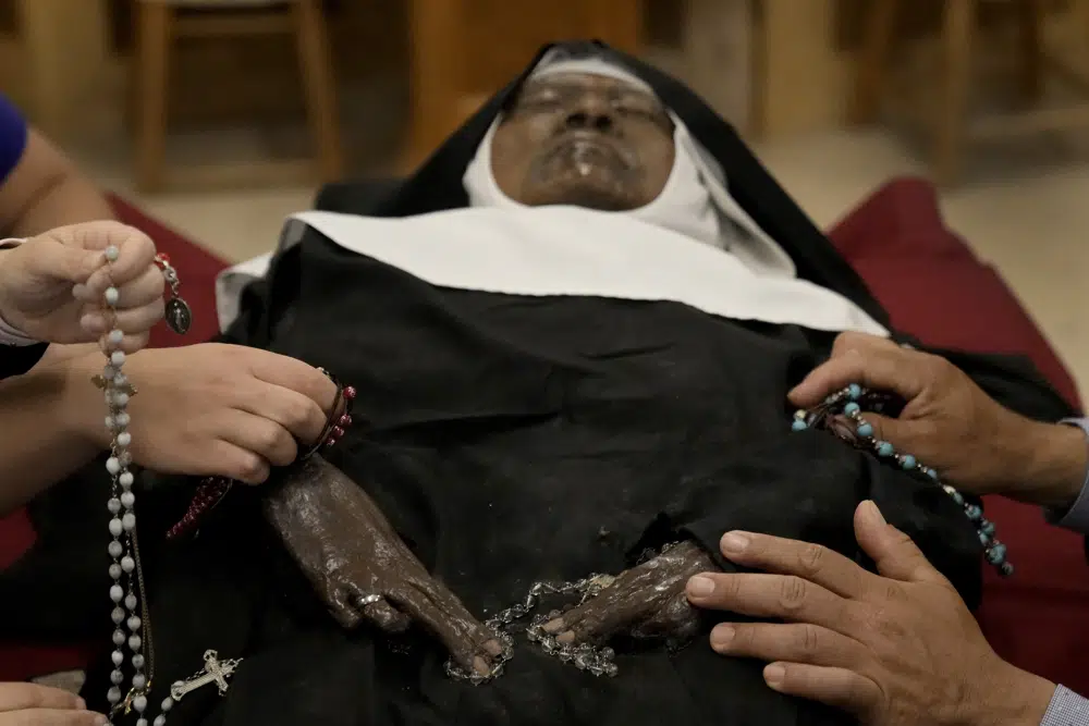 Nun’s body shows little decay since 2019 death