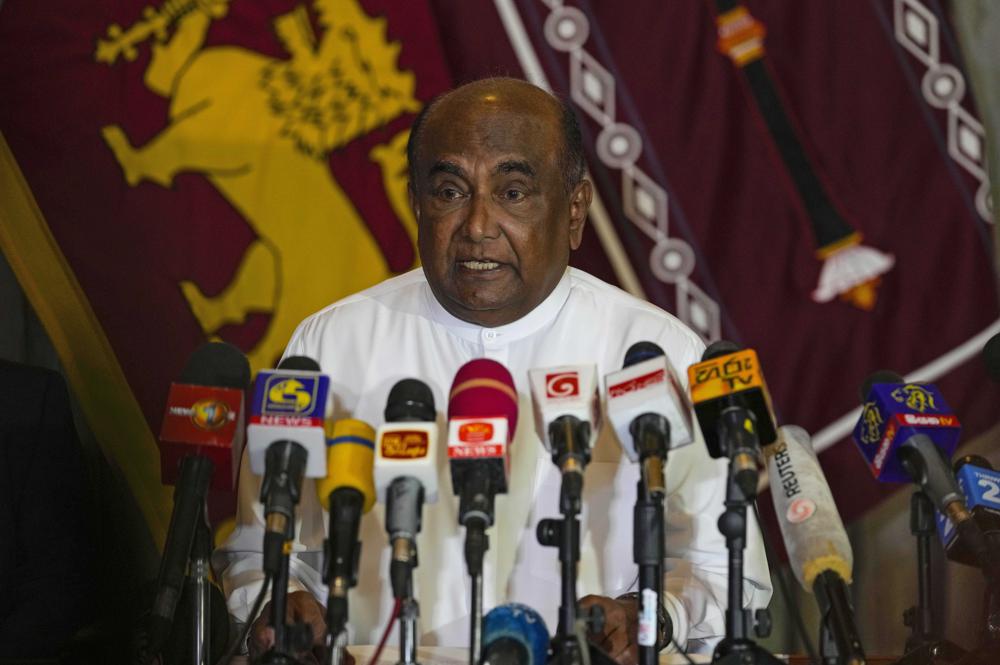 Sri Lankan president resigns, Parliament to convene Saturday