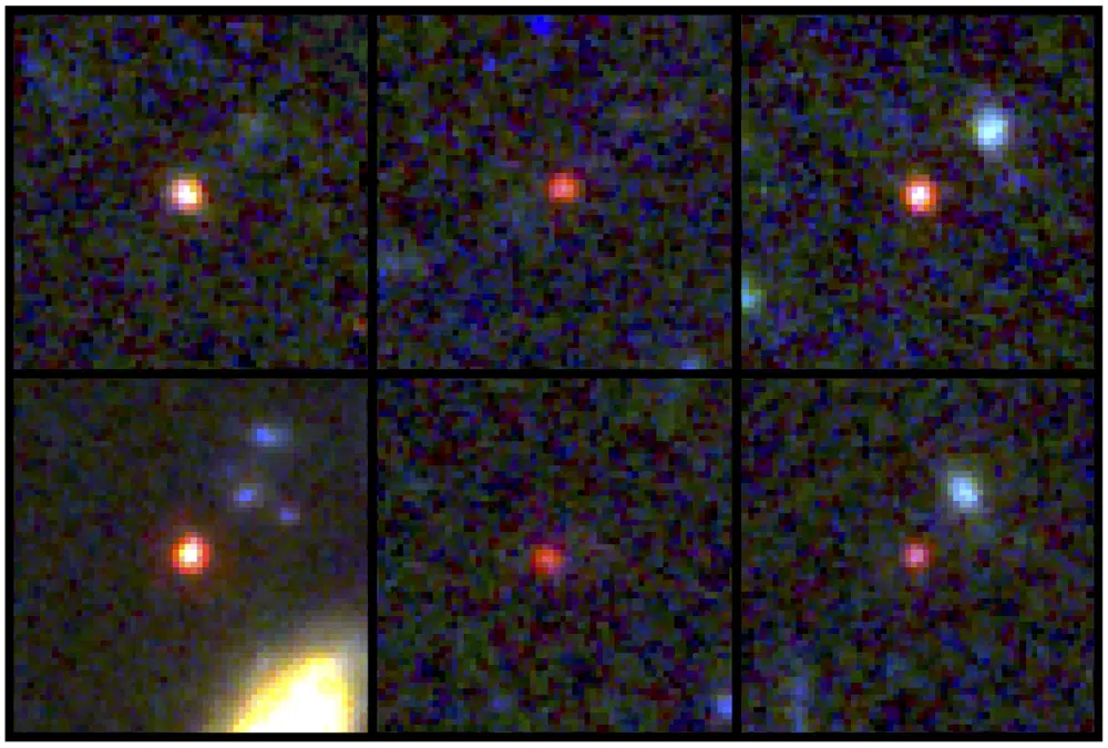 Massive galaxies near cosmic dawn uncovered