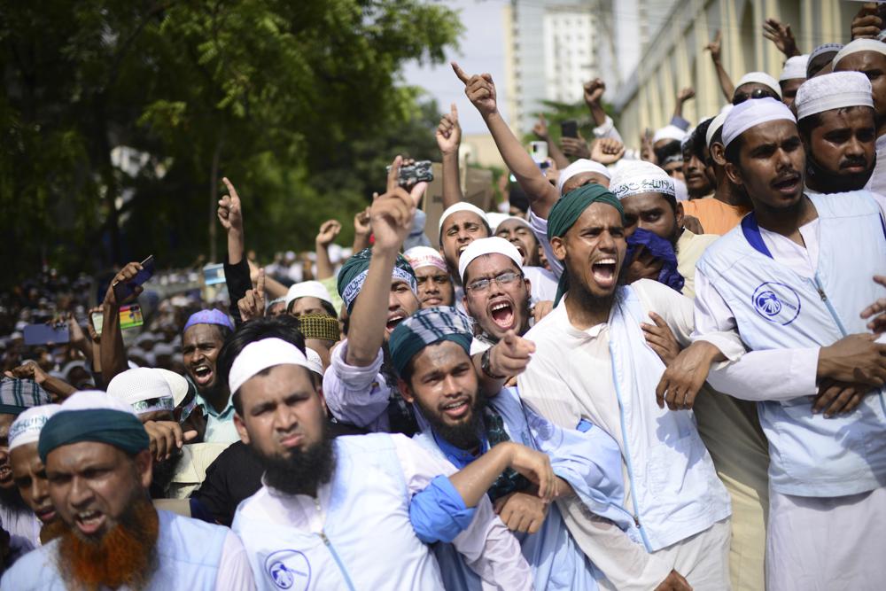 Anger erupts in Bangladesh, India over comments about Islam