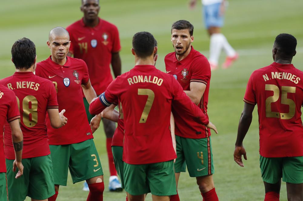 Portugal beat Israel 4-0 in final warm up before Euro