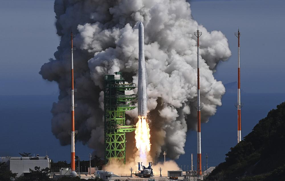 South Korea launches first satellite with homegrown rocket