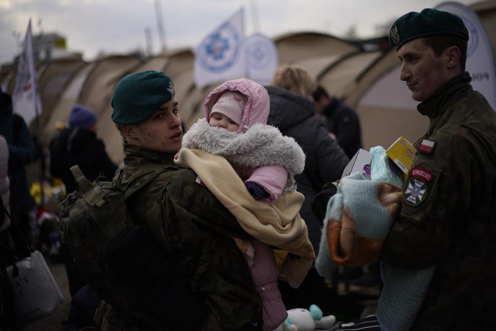 ‘They were shooting civilians’: Ukraine refugees saw abuses