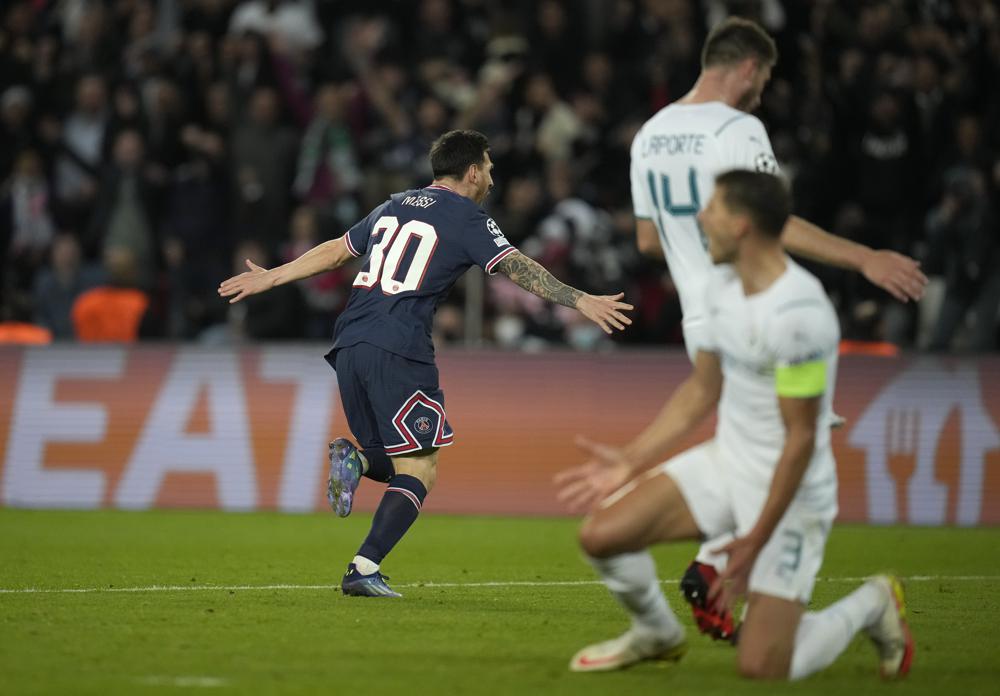 Messi’s 1st goal for PSG, beat Man City