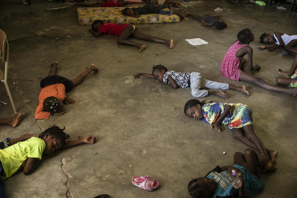 315 kids, adults shelter at school to escape Haiti gang war