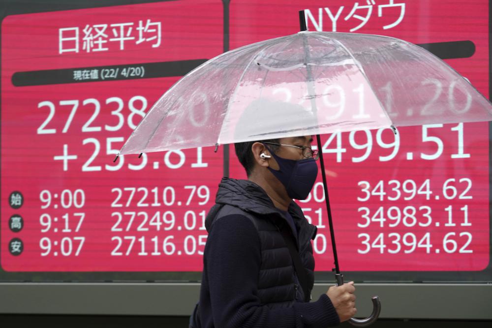 Asian shares mixed after tech-led rally on Wall Street