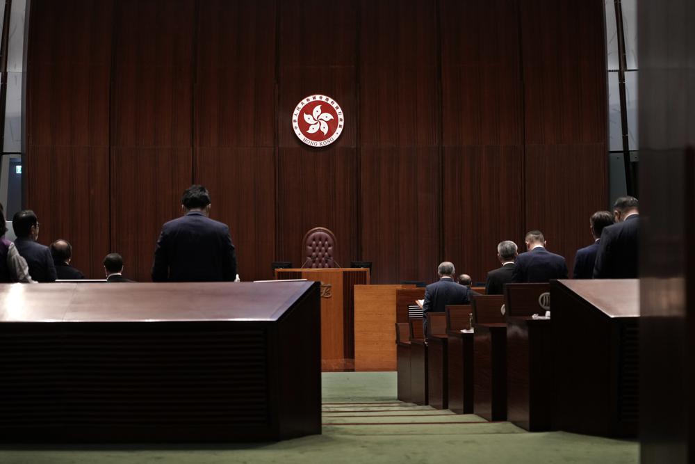 Hong Kong legislature resumes debate to change electoral law