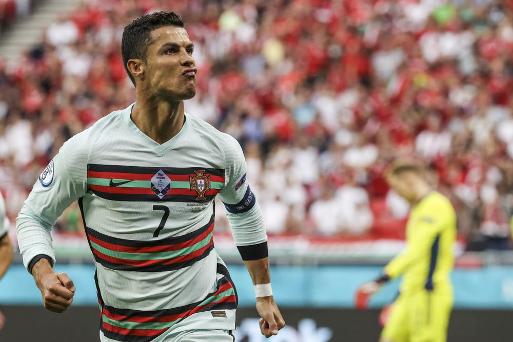 Portugal beats Hungary 3-0 at Euro 2020