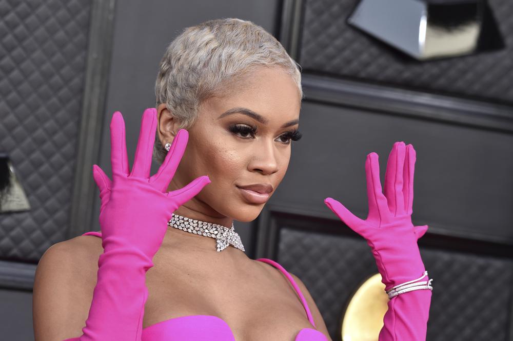 Saweetie, Haddish lead Grammys red carpet in pink, sparkle