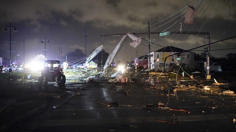 Tornado rips through New Orleans and its suburbs