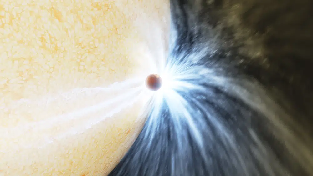 Star swallows planet in one big gulp