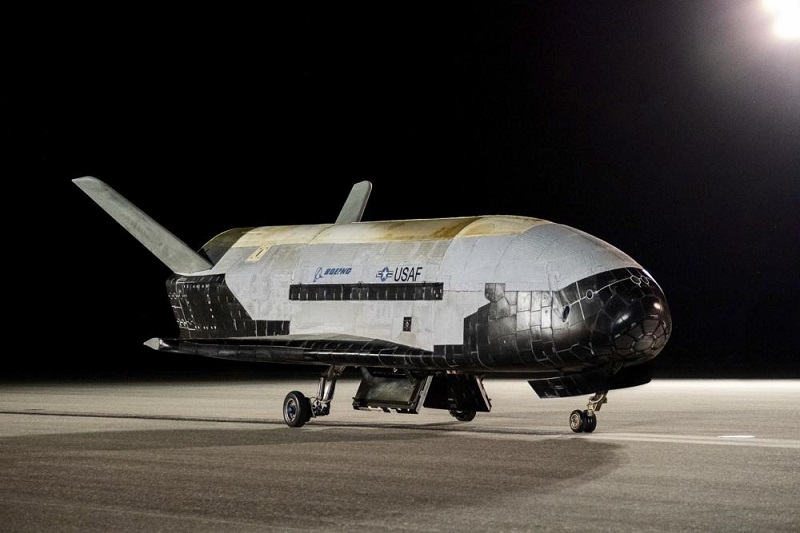 Unmanned US space plane back after 908 days