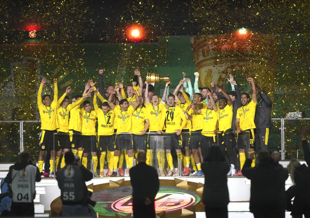 Dortmund overpower Leipzig 4-1 to clinch 5th German Cup