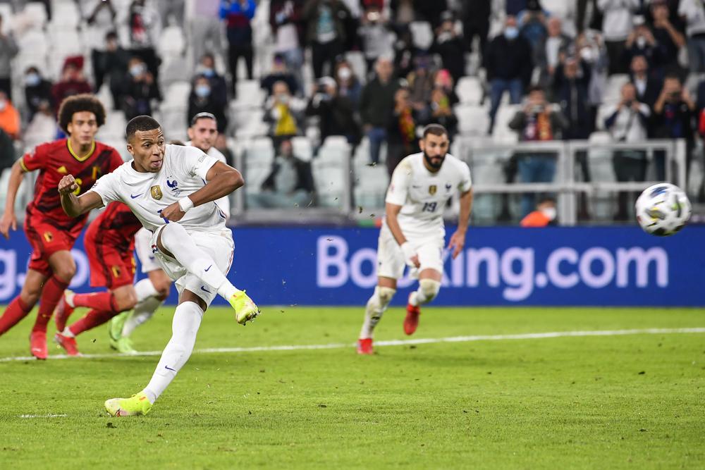 Mbappé inspires comeback as France beats Belgium 3-2