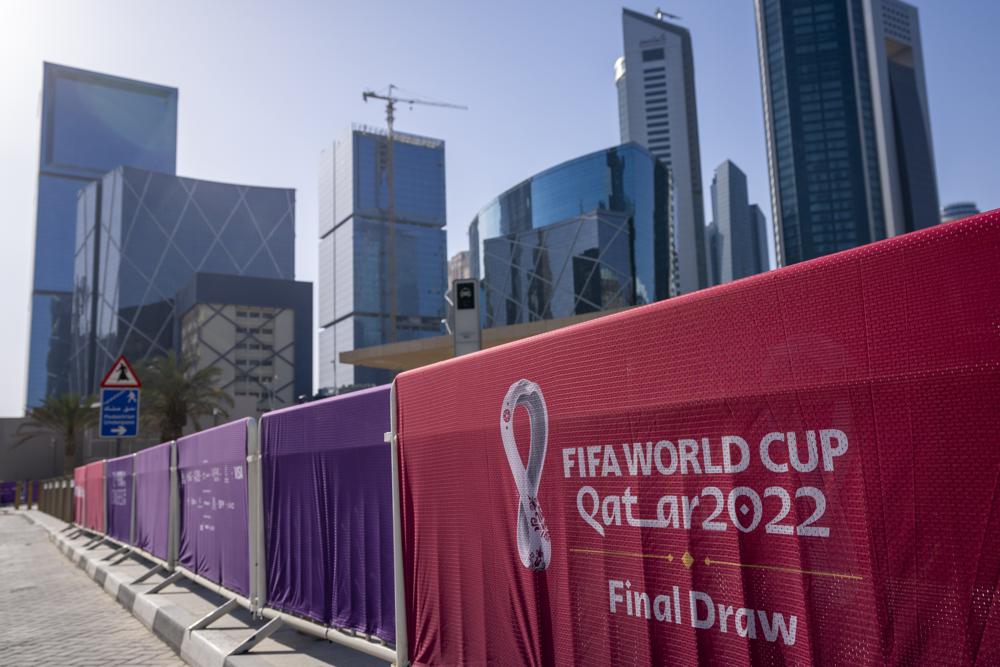 Qatar stages draw for World Cup amid protests