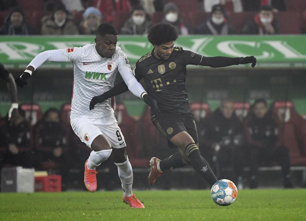 Augsburg stuns Bayern Munich with 2-1 win