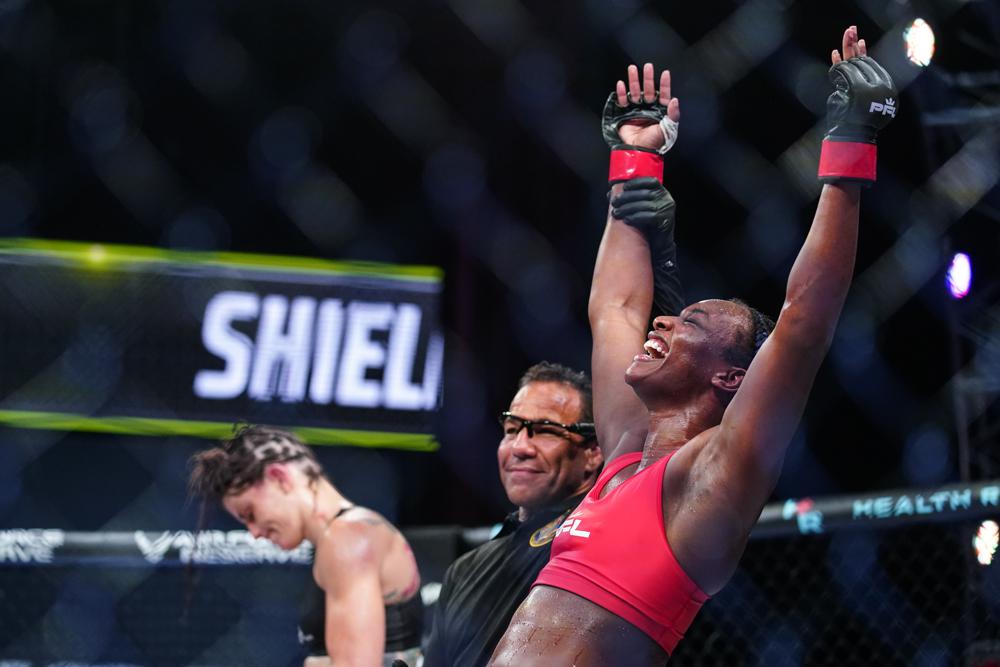 Professional boxing champ Shields wins MMA debut