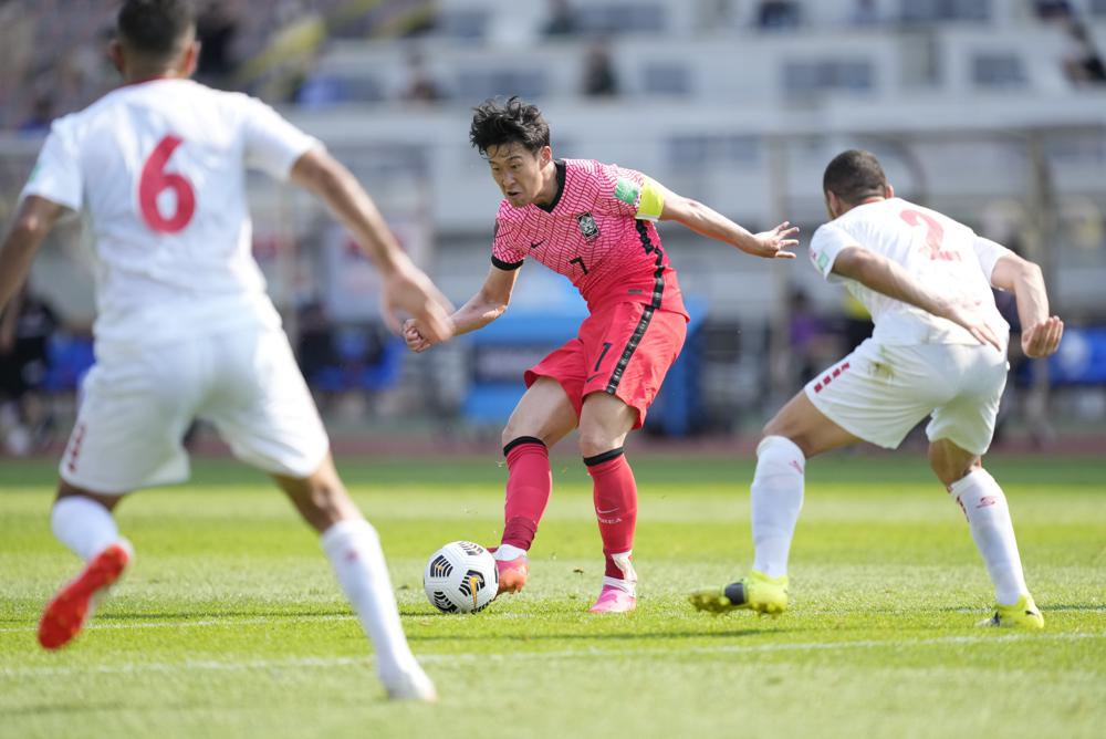 Son penalty helps South Korea advance in Asian WC qualifying