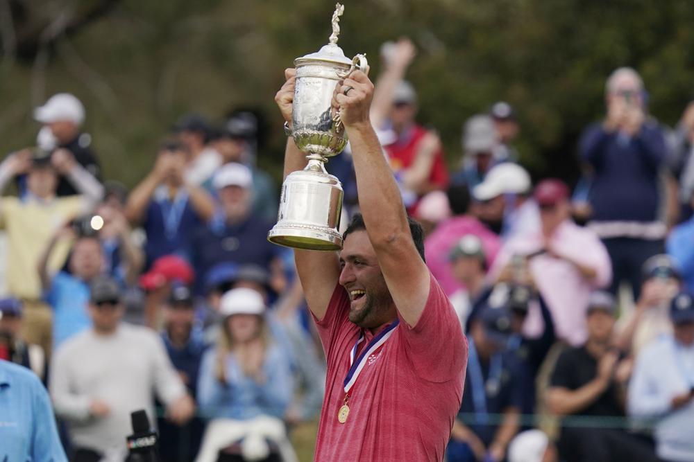 Rahm birdies last 2 holes to win US Open at Torrey Pines