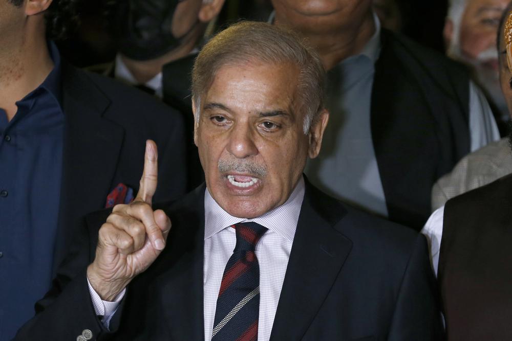 Pakistani lawmakers elect Shahbaz Sharif as new premier