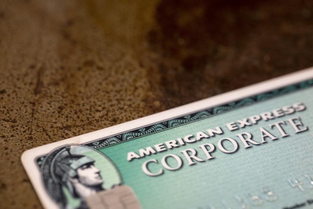 American Express profits fall slightly