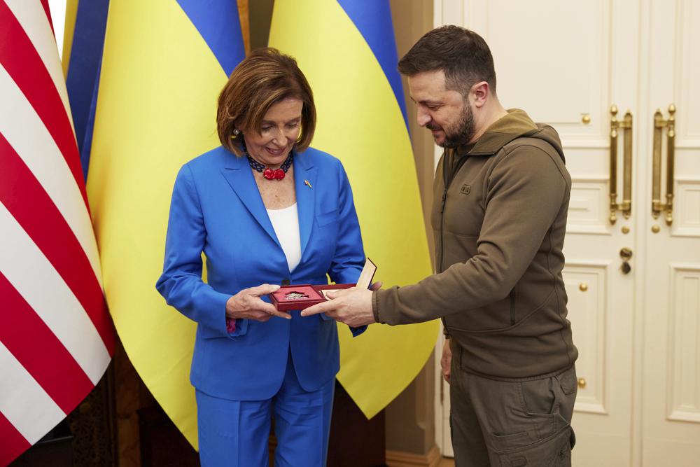 Evacuations under way in Mariupol; Pelosi visits