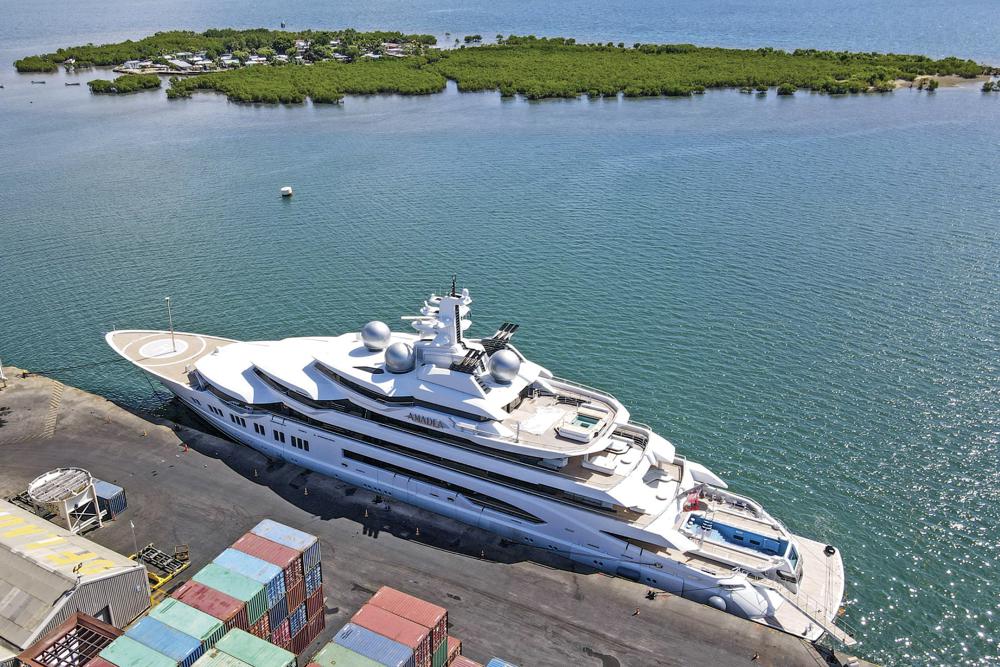 Fiji says US can seize Russian superyacht