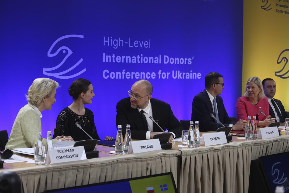 $6.5 billion raised at donors’ conference for Ukraine