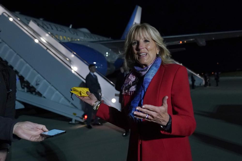 Jill Biden to meet Ukrainian refugees