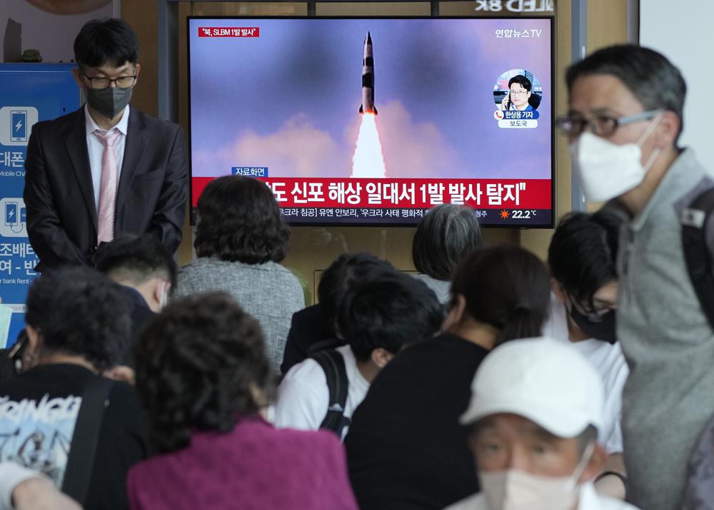 North Korea test-fired missile from submarine