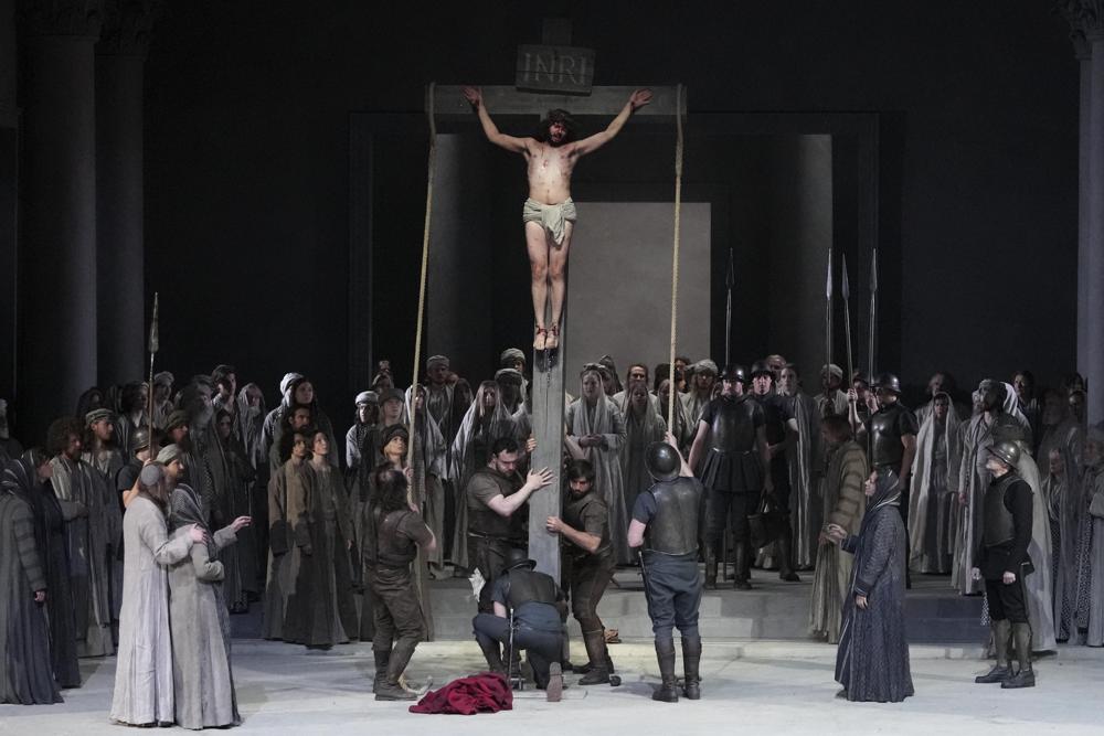 Centuries-old passion play returns after pandemic break