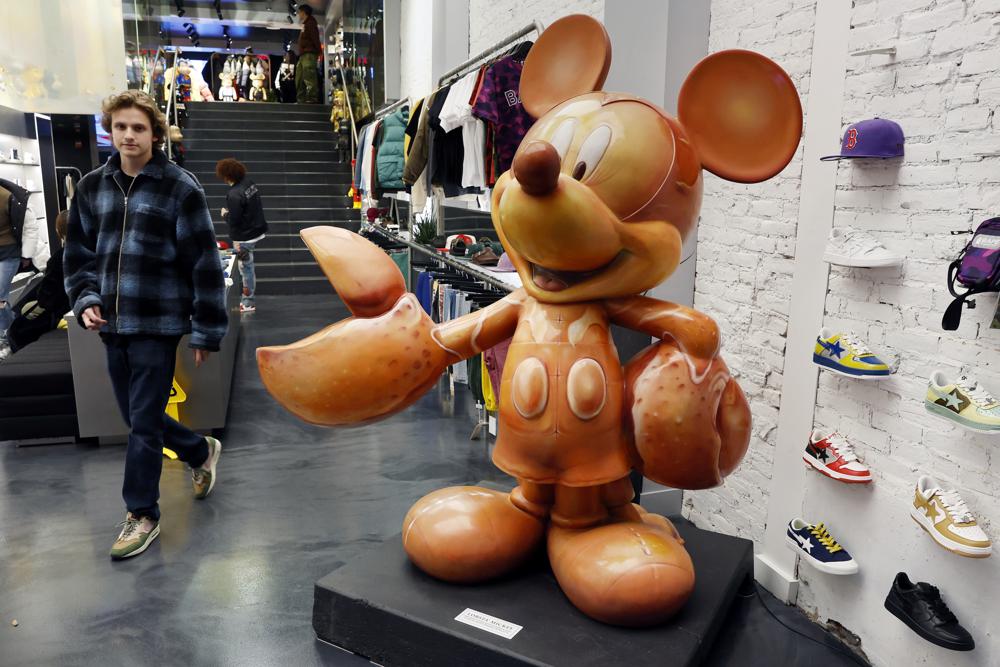 Oddball 6-foot ‘Lobsta Mickey’ statue returns to Boston