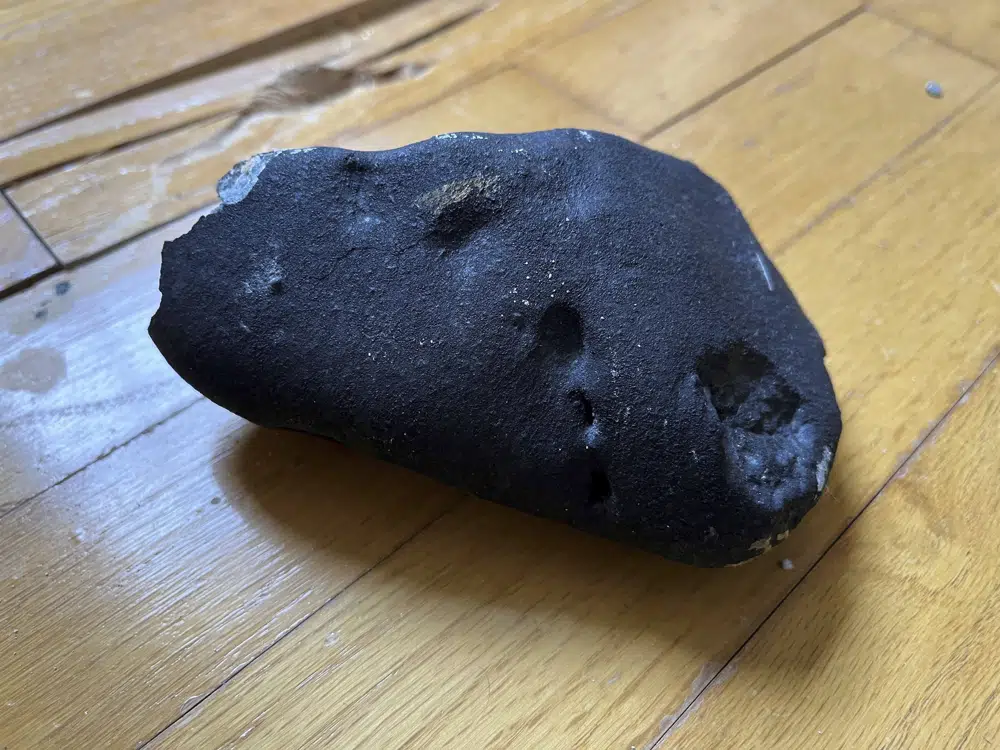 Possible meteorite crashes into a home