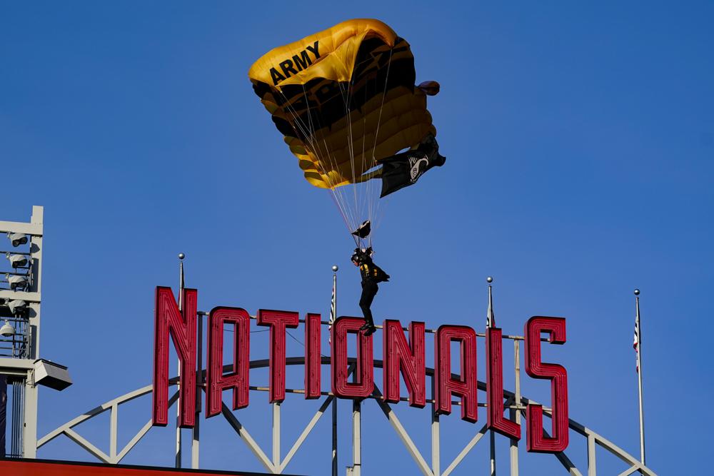 Parachute demo at Nats Park causes brief Capitol evacuation