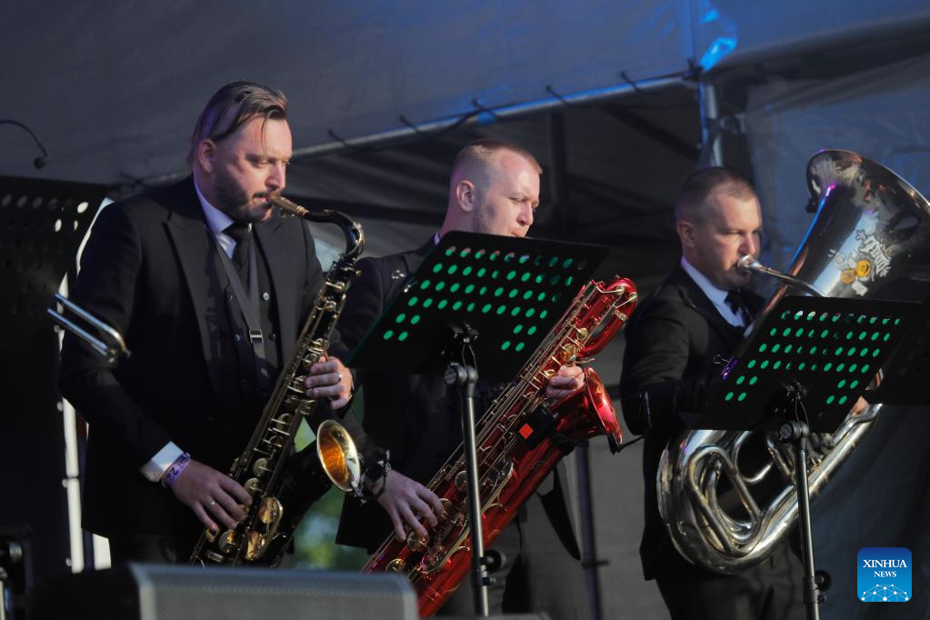 Musicians perform at Moscow Jazz Festival