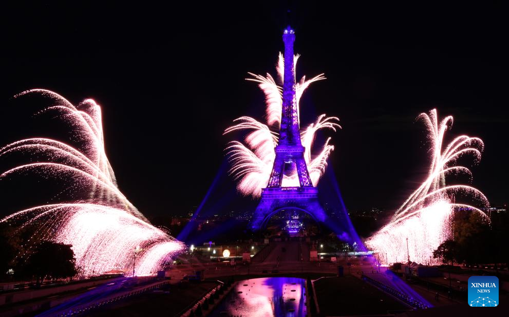 French National Day celebrated in Paris