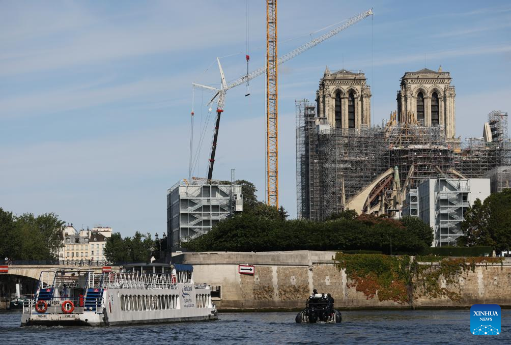 Opening ceremony of Paris Olympics tested