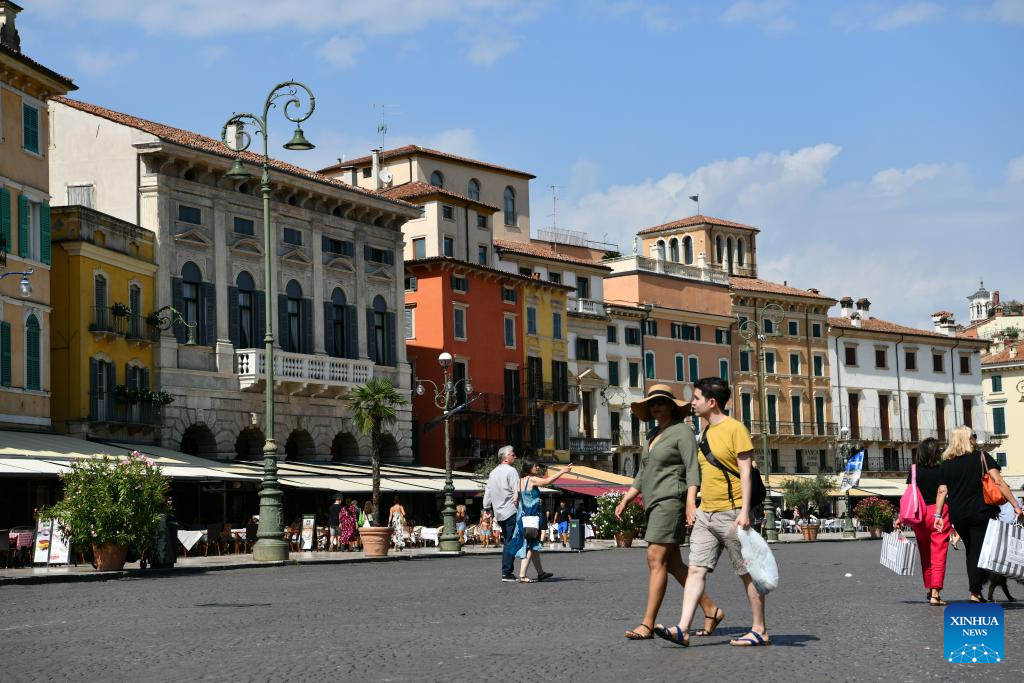 City view of Verona in Italy