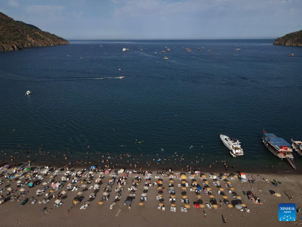 View of beach in Antalya, Türkiye