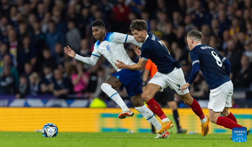 In pics: friendly match between Scotland and England