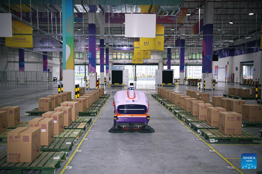 19th Asian Games Hangzhou Logistics Center enters peak