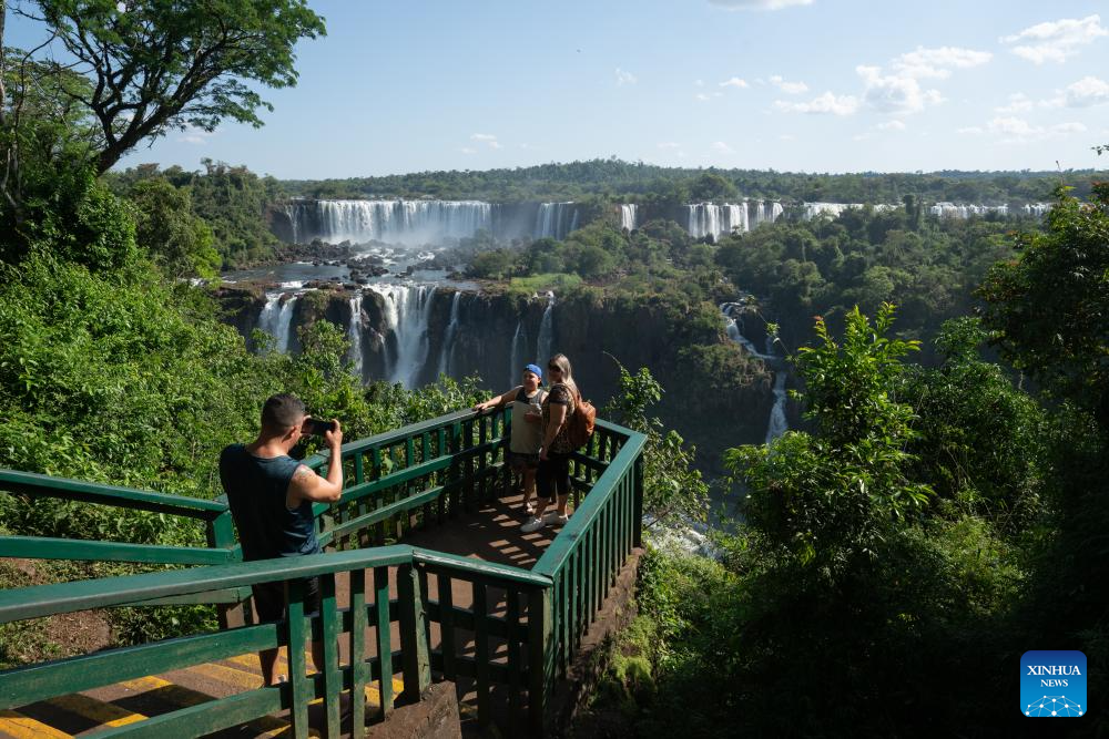 Scenery of Iguazu National Park in Brazil