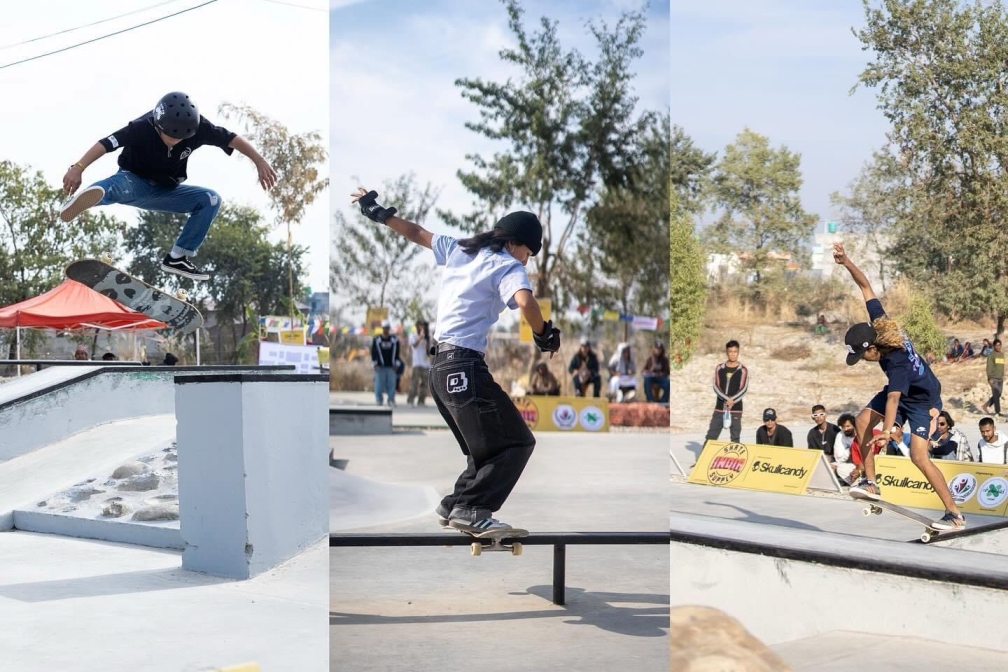 Nepal dominates south Asian skateboarding