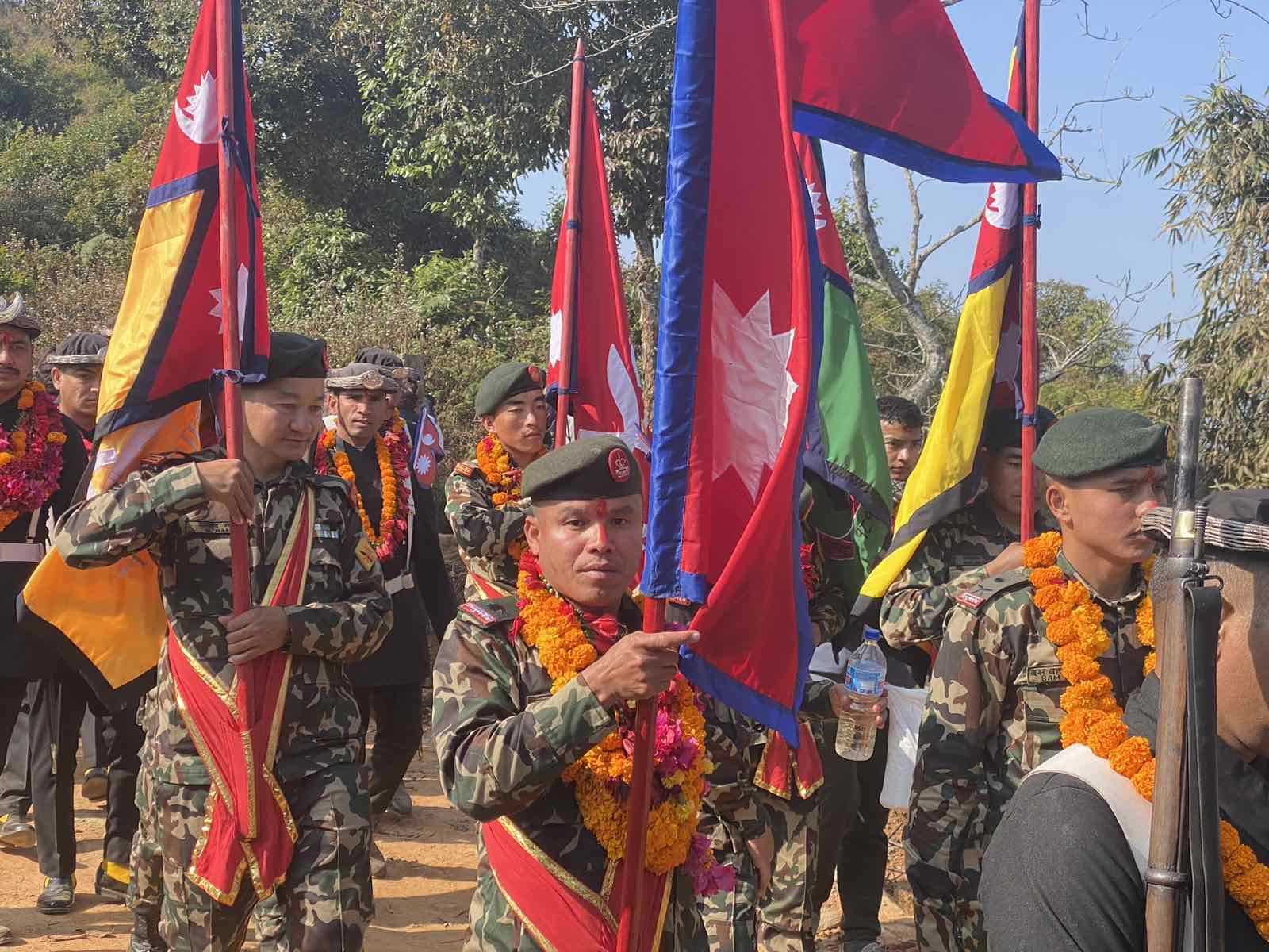 Nepali Army begins Gorkha-Kathmandu Walk