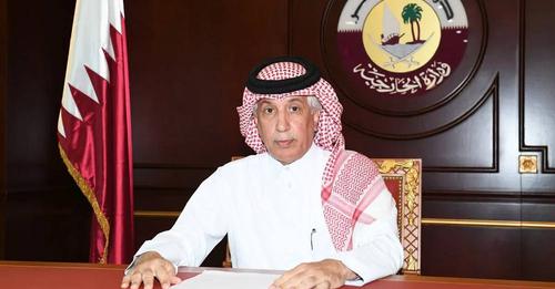 Qatar’s State Minister for Foreign Affairs arriving Thursday